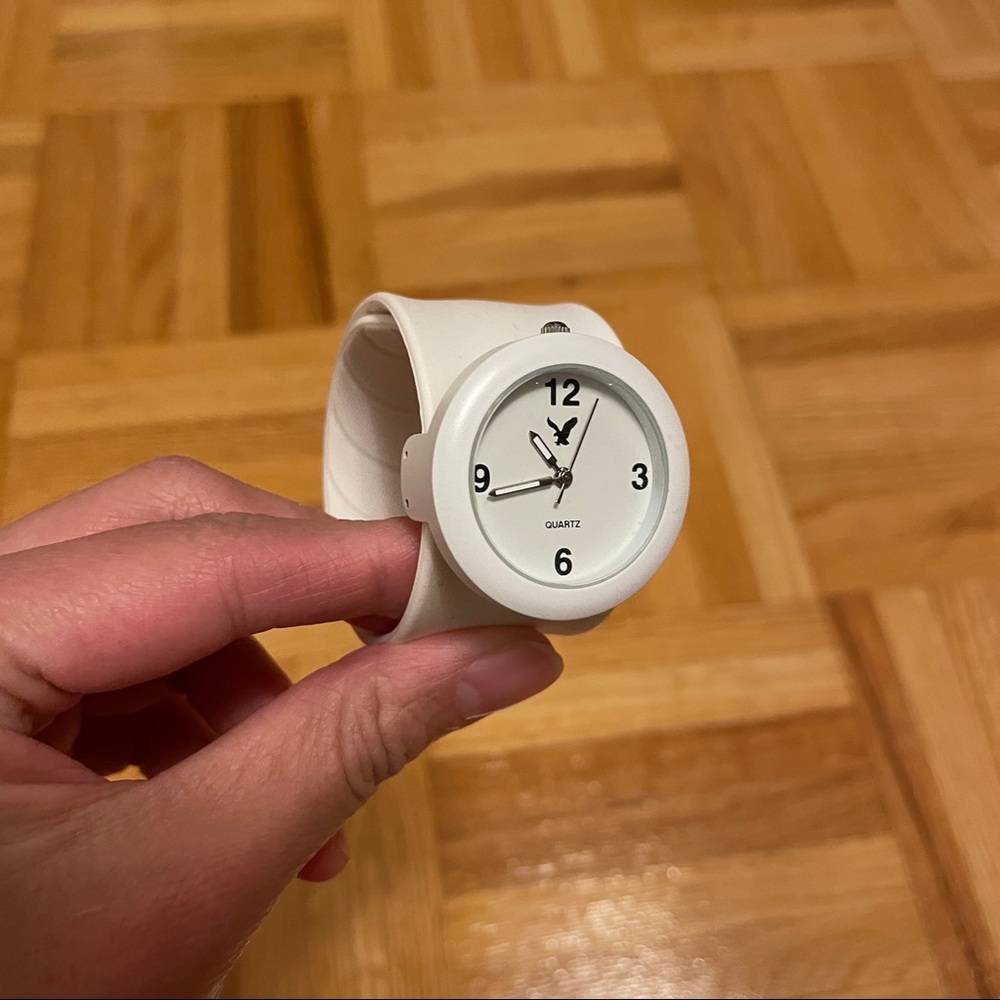American Eagle Outfitters AEO White Slap Watch
